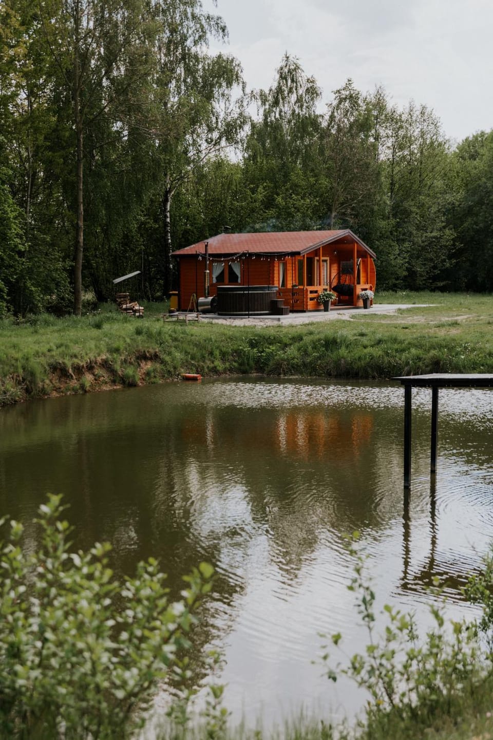 Ranczo Rogowo jacuzzi sauna łowisko House in Masovian Voivodeship