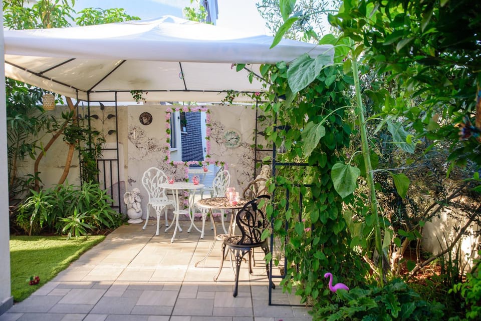 Patio, Spring, Day, Garden, Garden view
