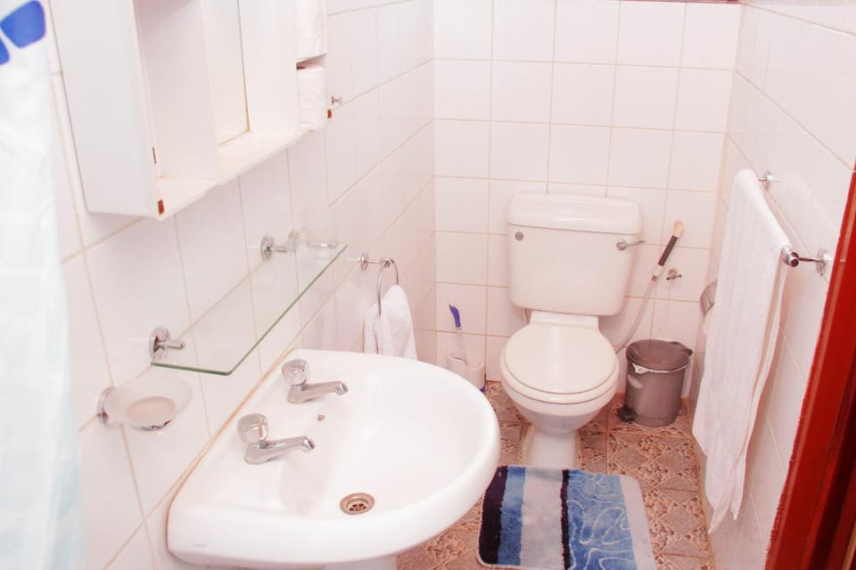 Toilet, Bathroom, towels