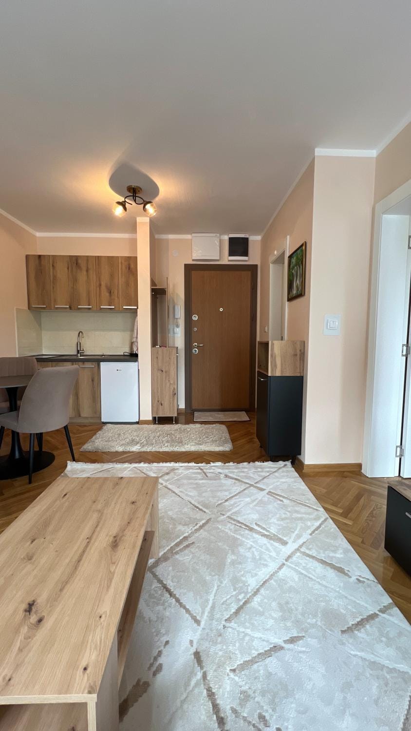 Living room, kitchen