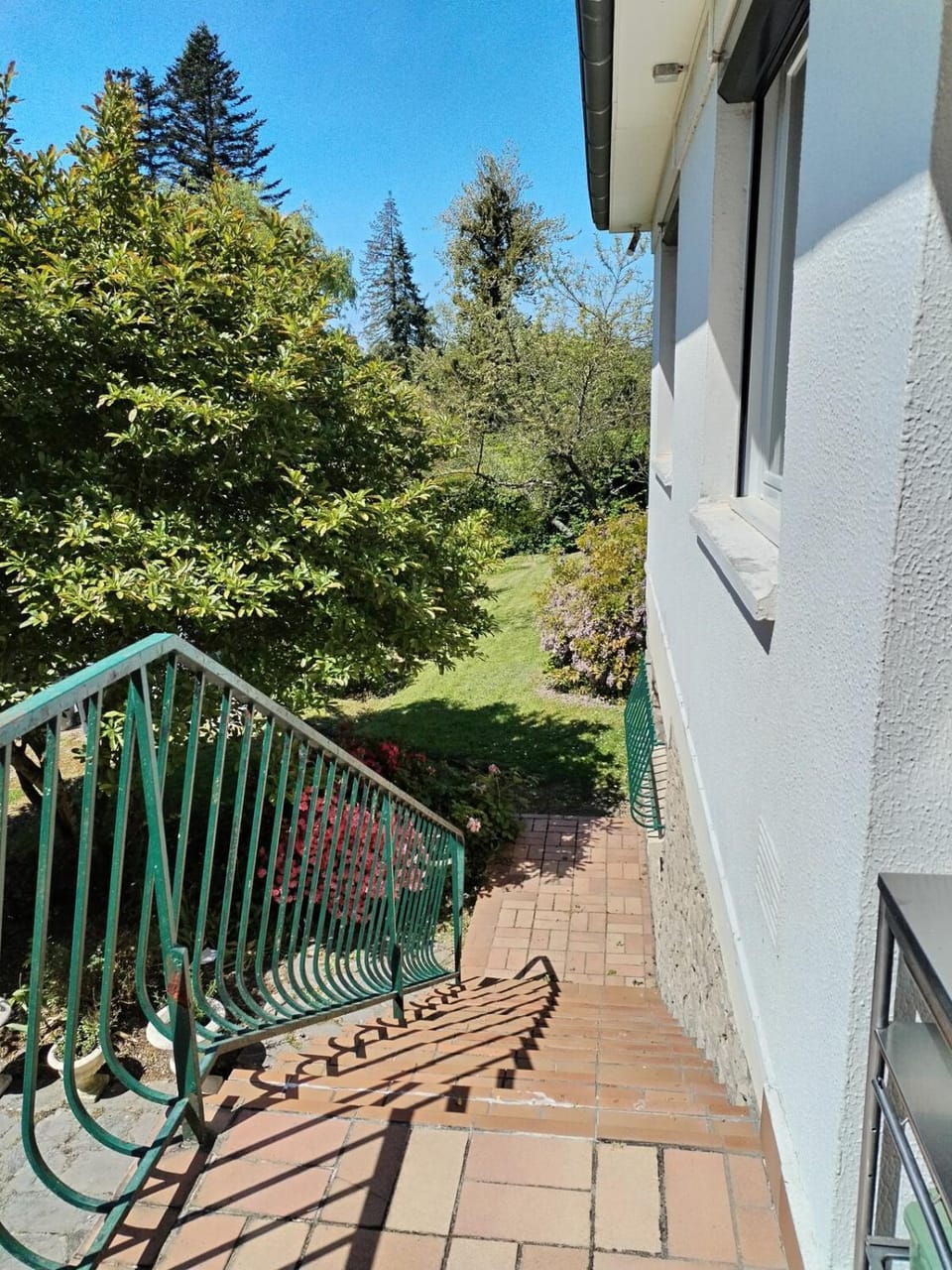 Property building, Garden view