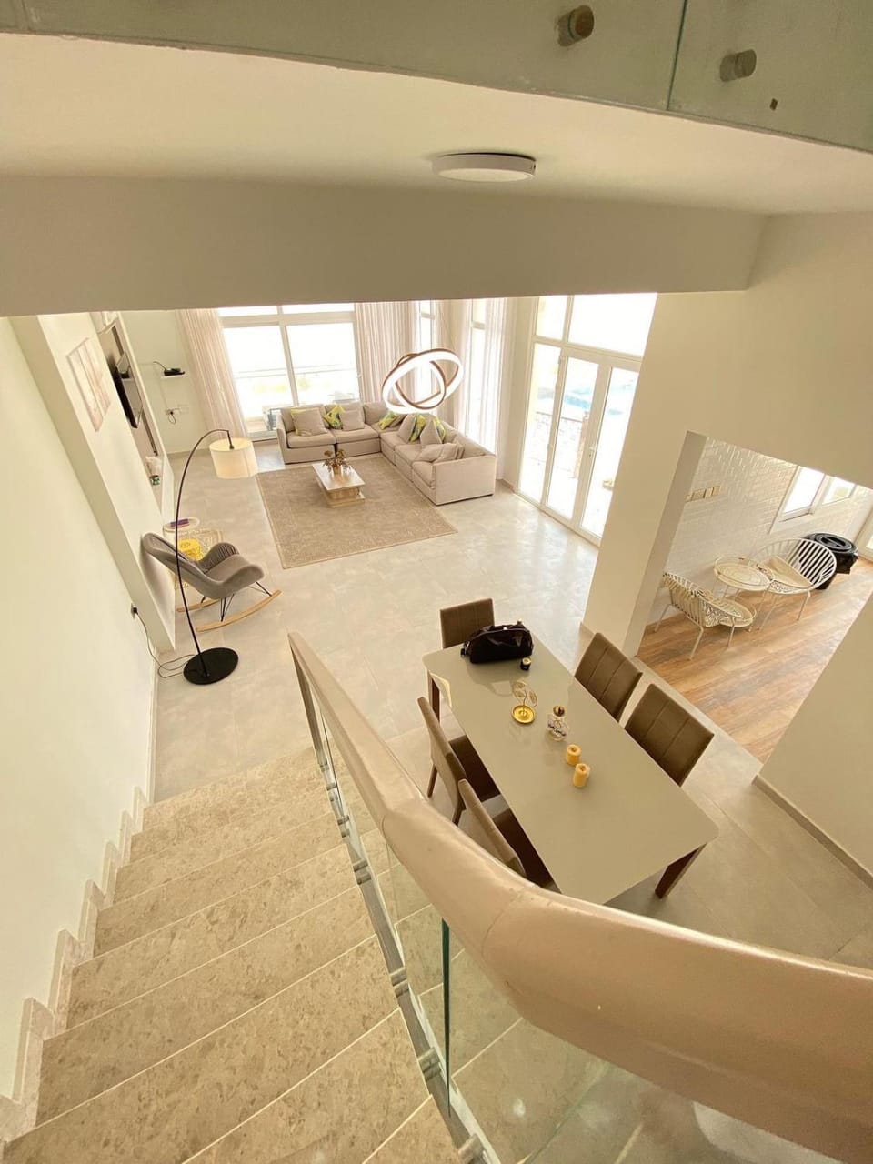 Living room, Seating area, Dining area