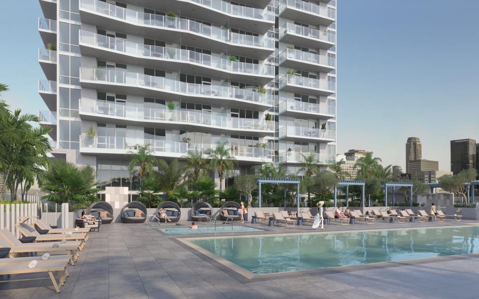 Property building, Swimming pool