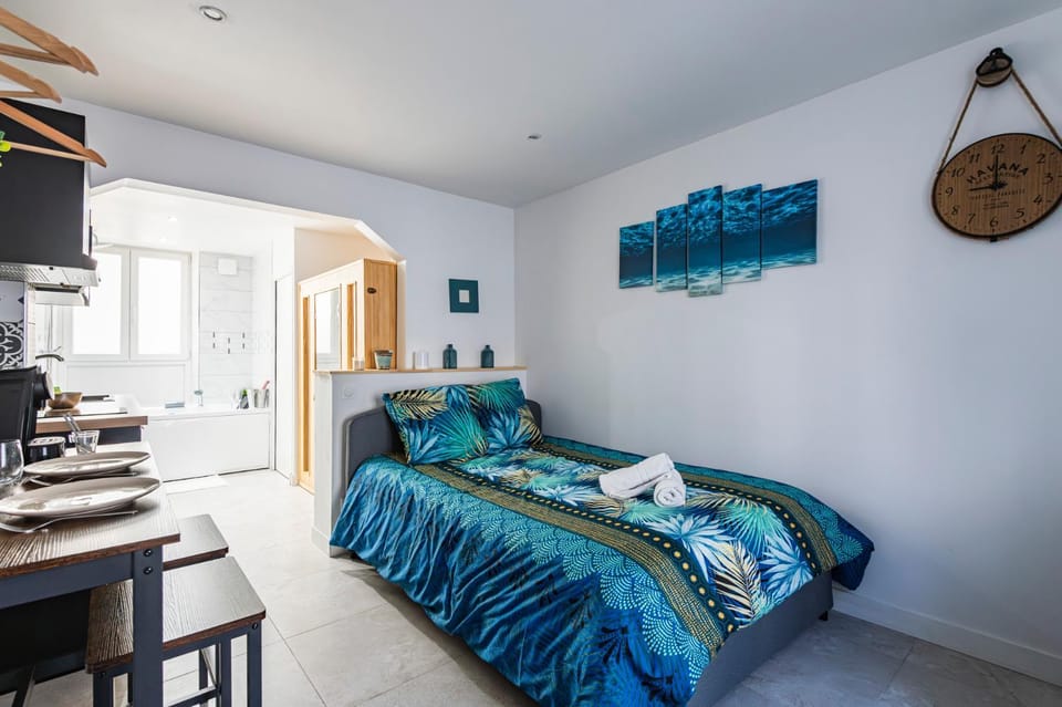 Cocon Privé pour 2 Personnes Jacuzzi, Sauna, Wi-Fi & Climatisation Apartment in Reims