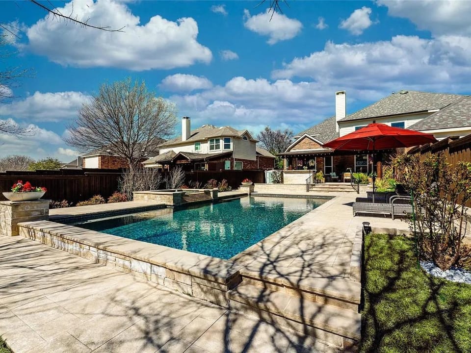 The Sapphire Sanctuary with Pool House in Allen