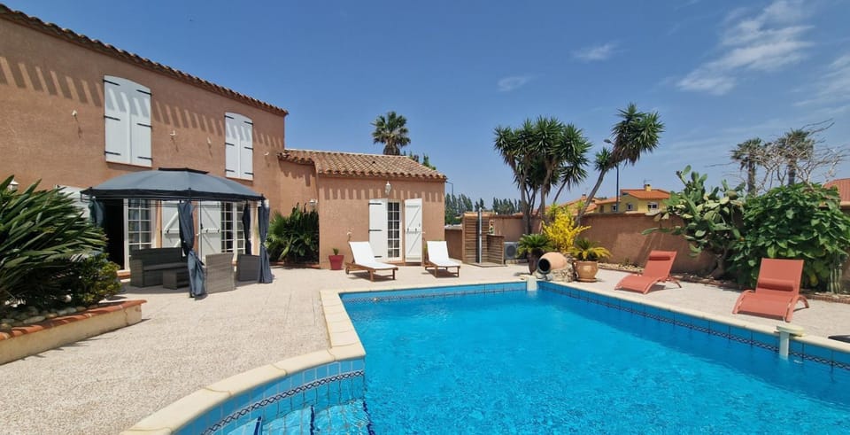 Patio, Pool view
