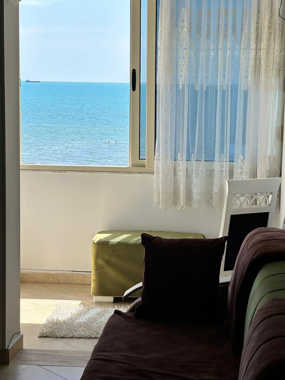 Natural landscape, Living room, Sea view