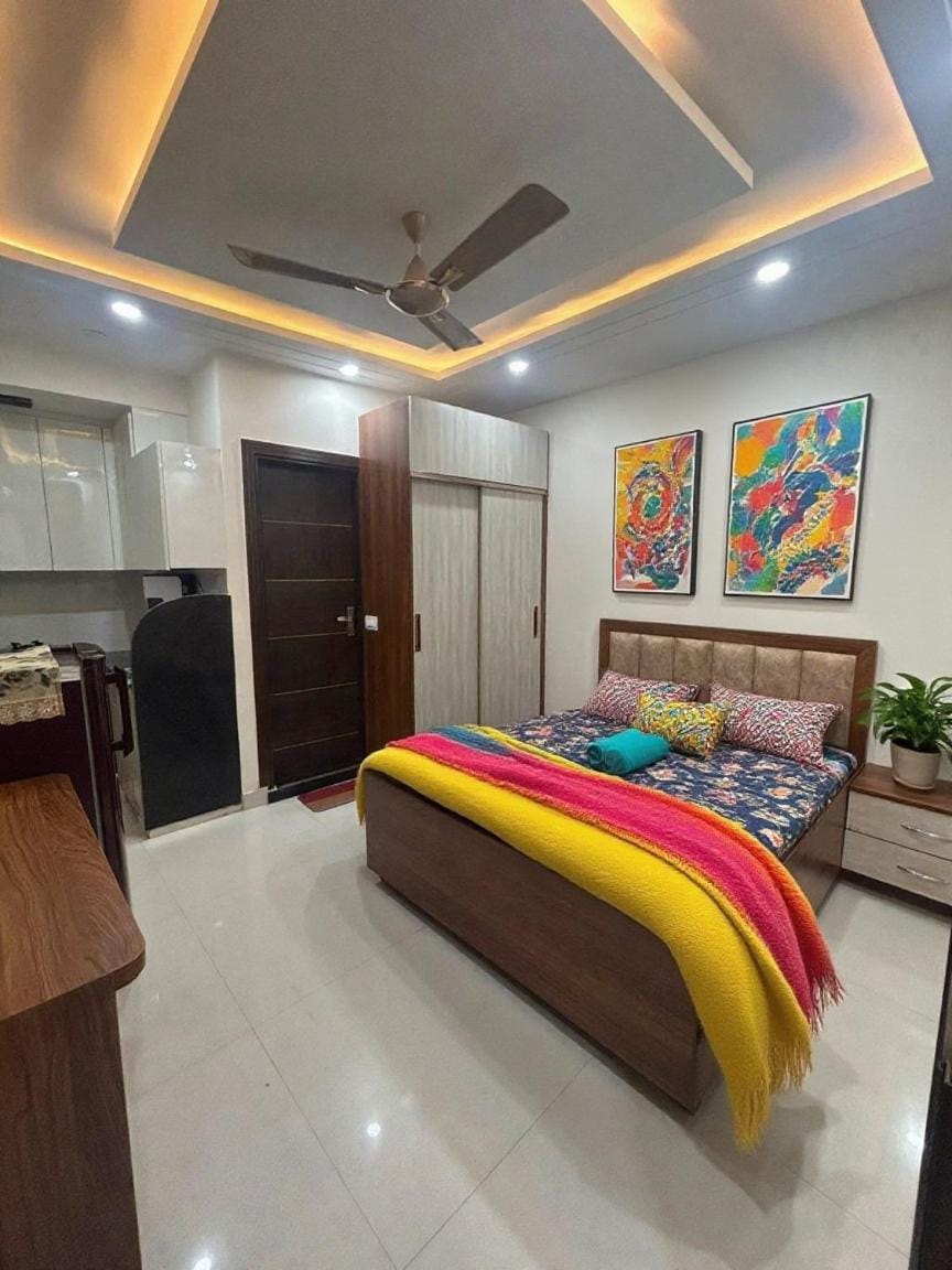 Bed, Bedroom, wardrobe