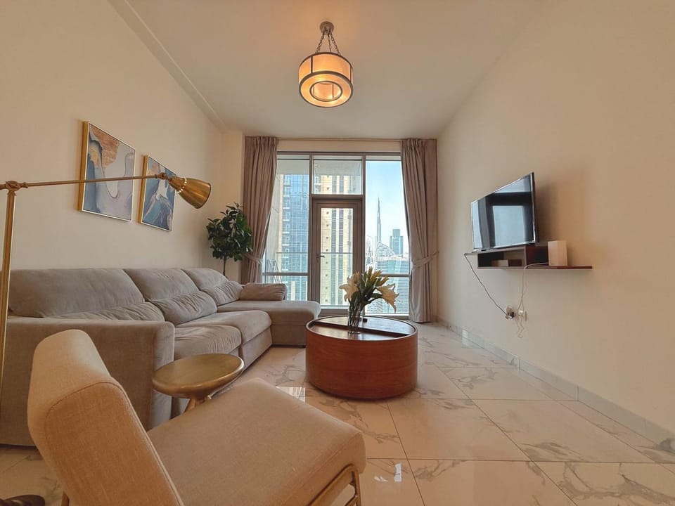 Premium 1BR W Canal & Burj View in Al Habtoor City Apartment in Dubai