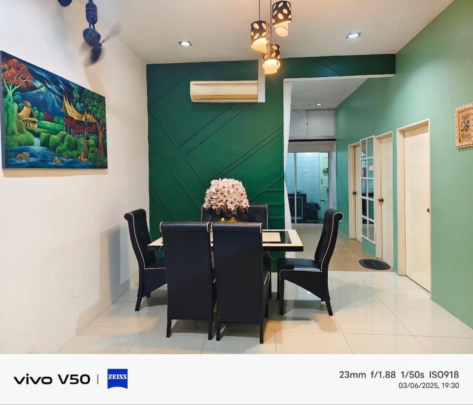 Dining area, air conditioner