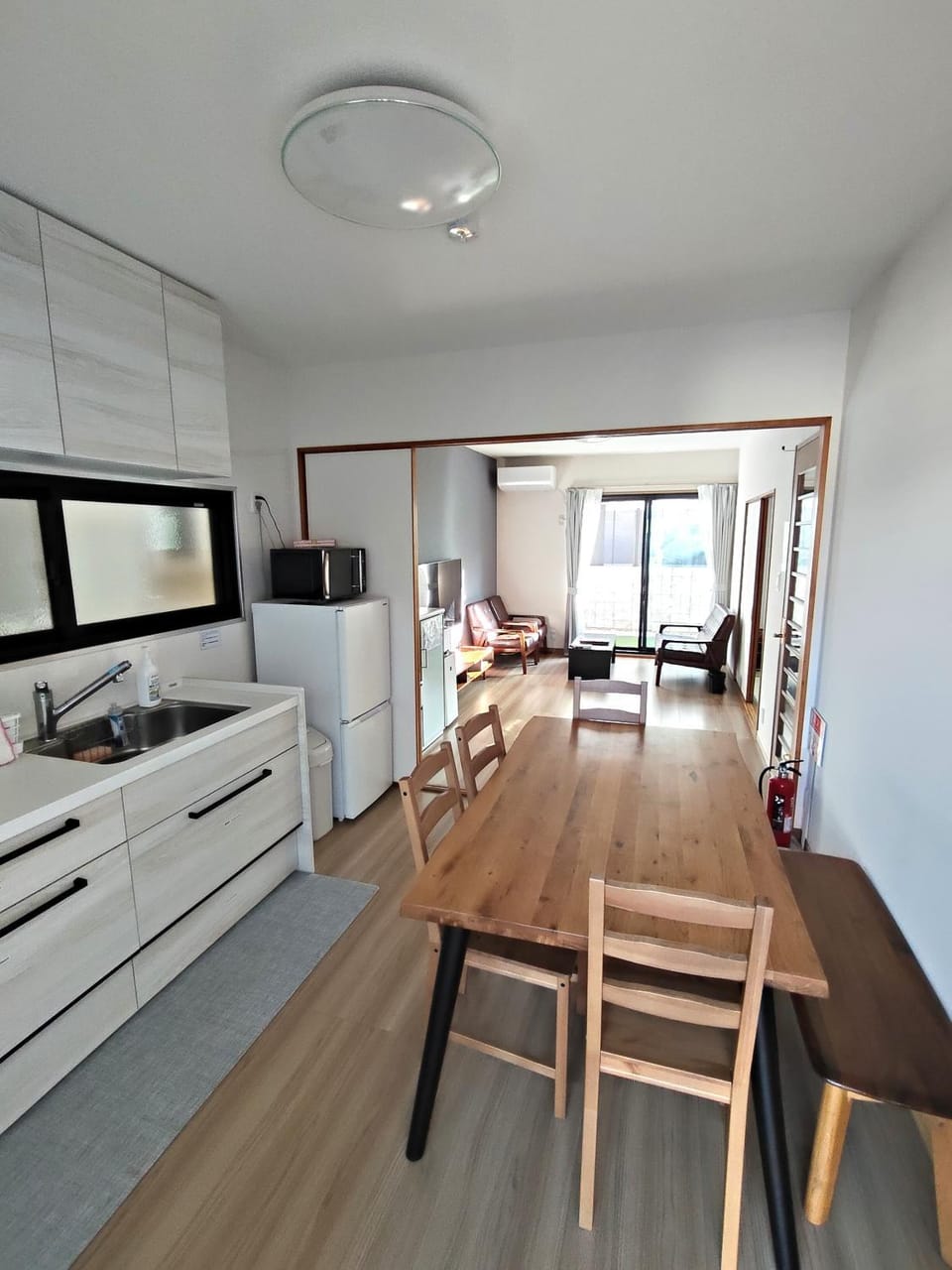 Living room, Dining area, kitchen