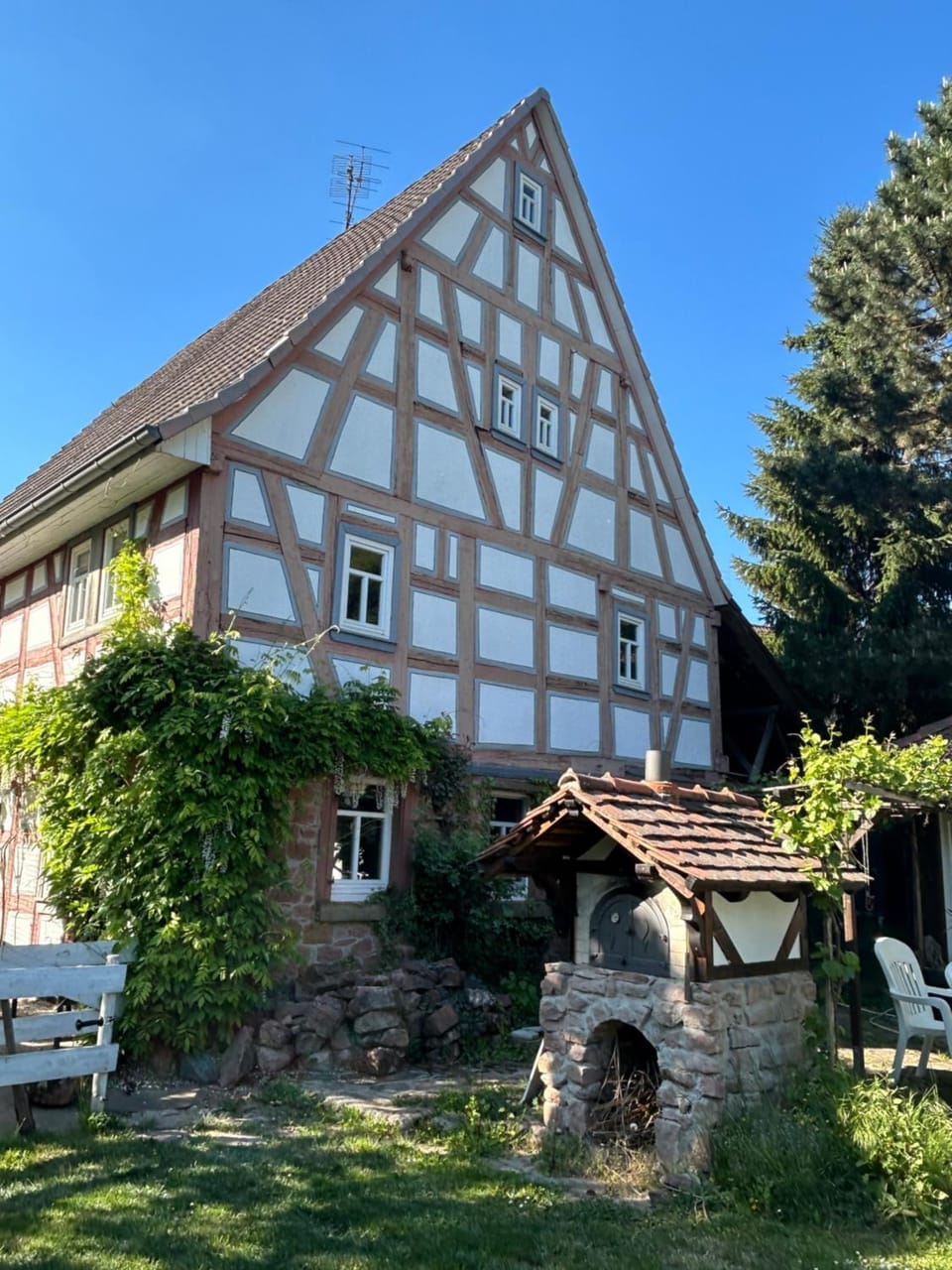 Property building, Spring, Garden