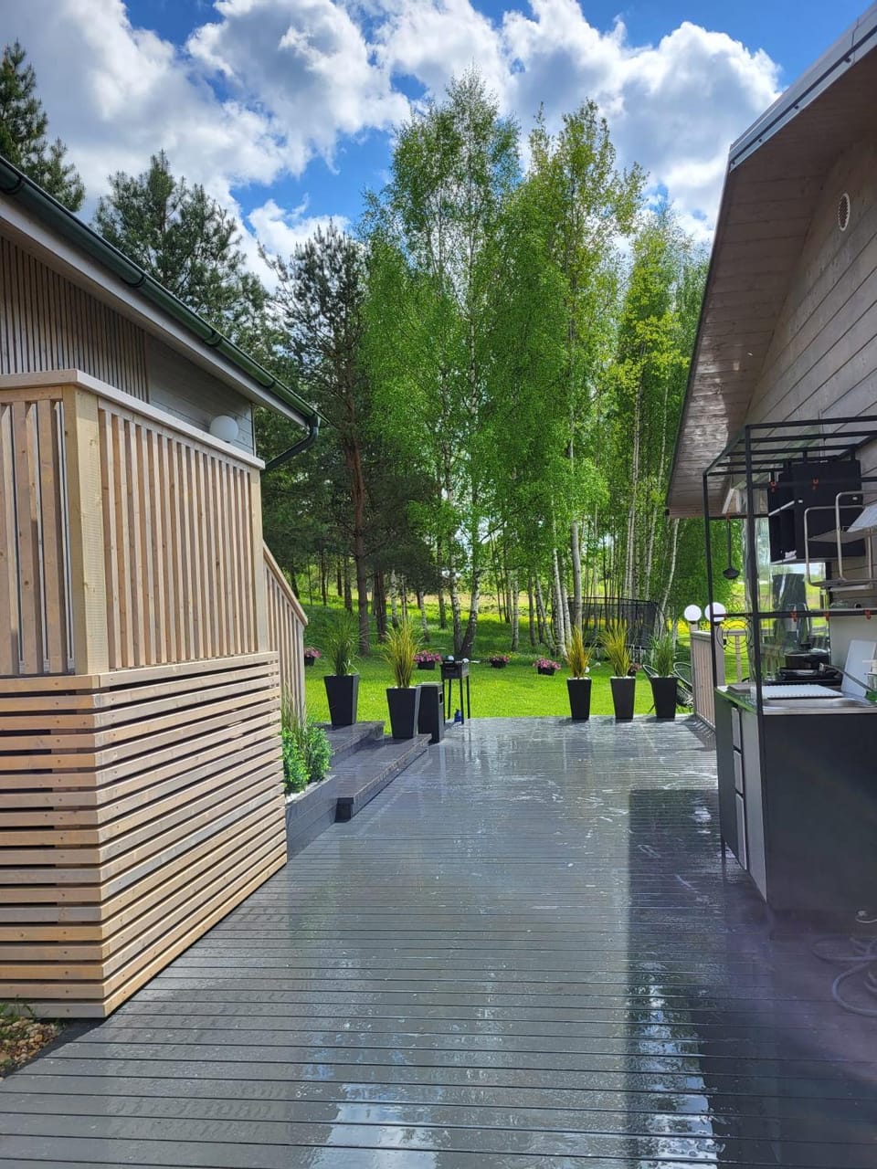 Property building, Spring, Day, Garden view