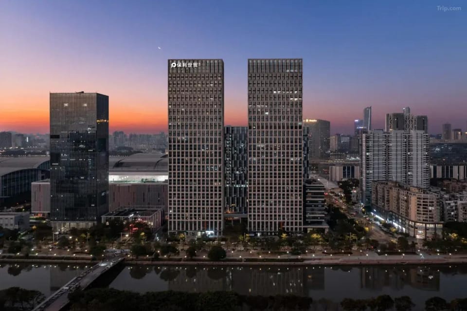 Property building, City view, Sunrise