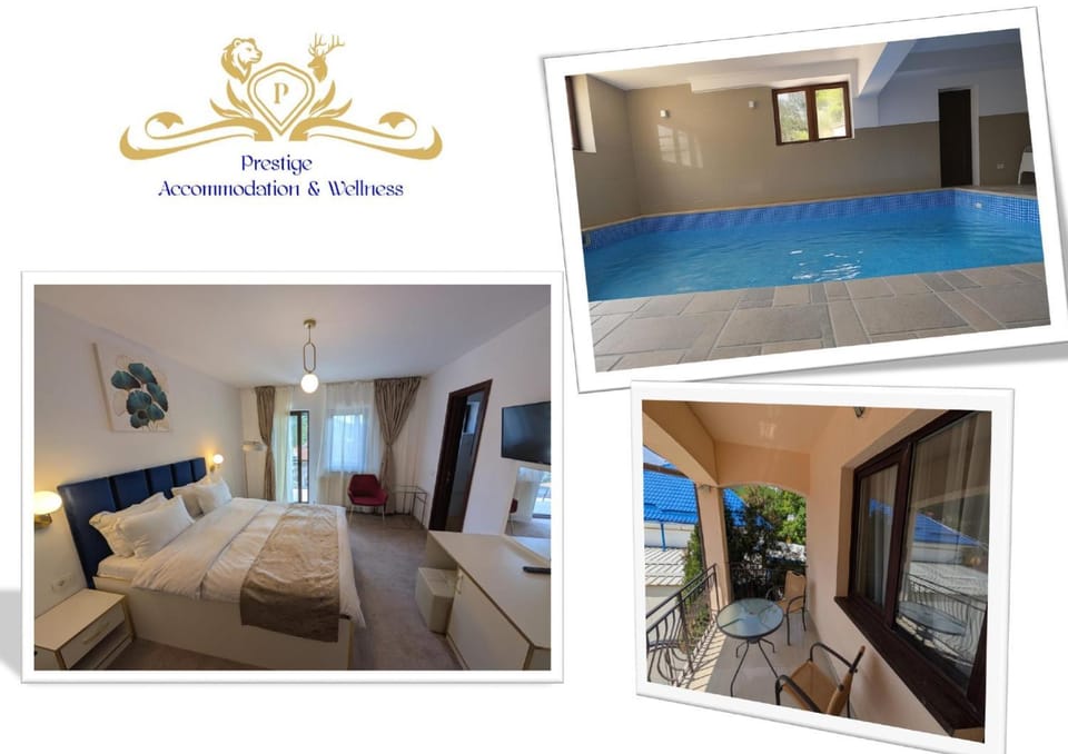 Bed, Photo of the whole room, Bedroom, Pool view, Swimming pool