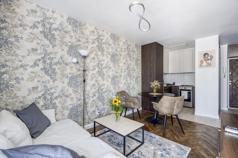 Living room, kitchen