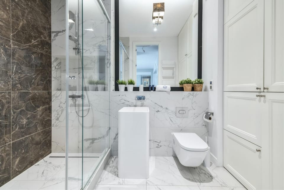 Shower, Bathroom, towels