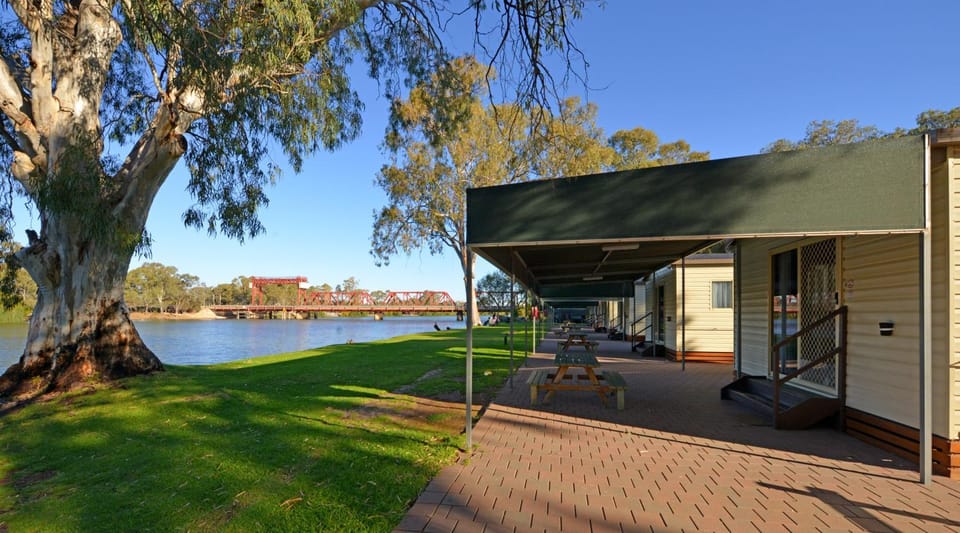 Patio, Facade/entrance, River view
