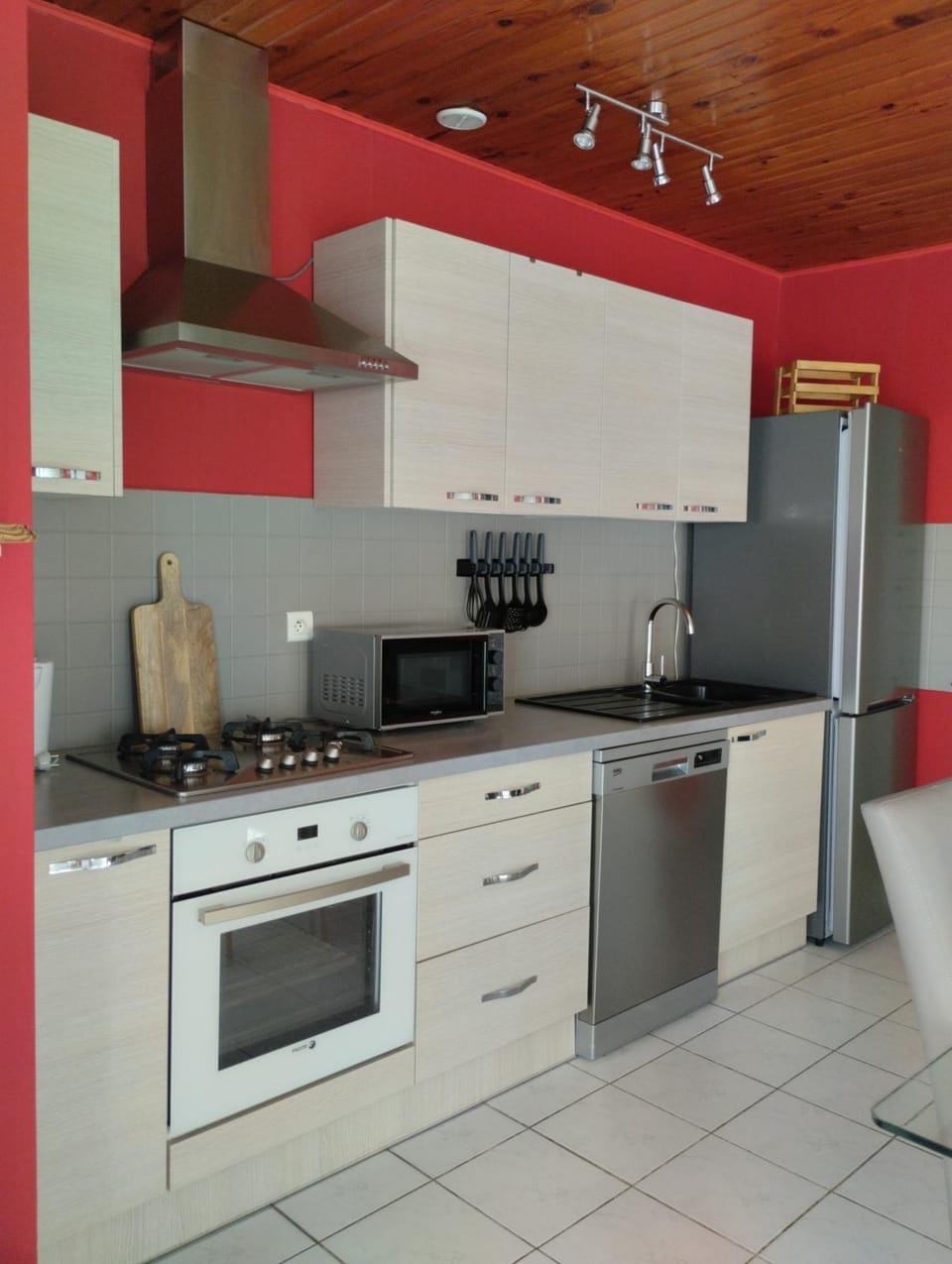 Kitchen or kitchenette, Living room