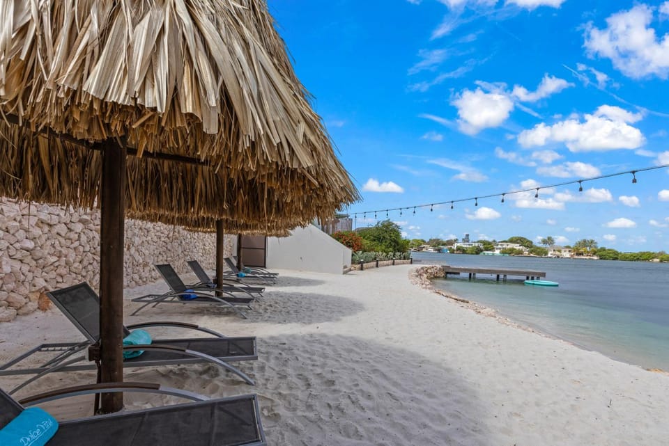 Beach, Lake view, sunbed