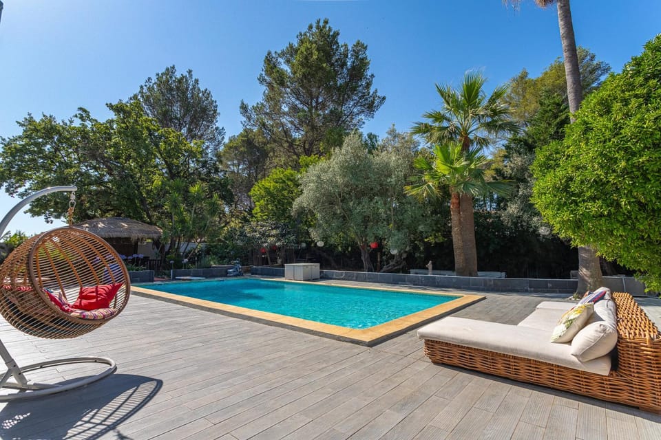 Patio, Day, Garden, Garden view, Pool view, sunbed