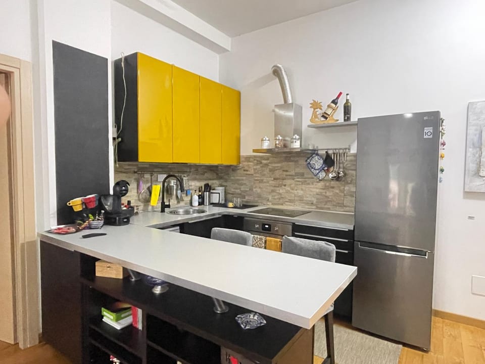 Kitchen or kitchenette, dishwasher, oven, stove, kitchen