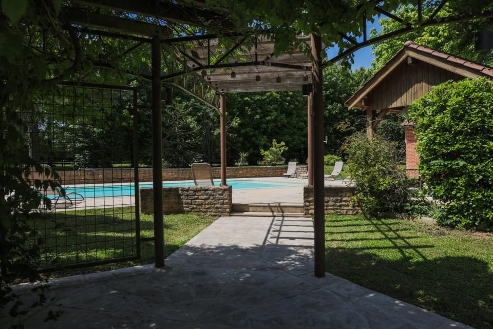Patio, Spring, Day, Garden, Garden view, Pool view, Swimming pool