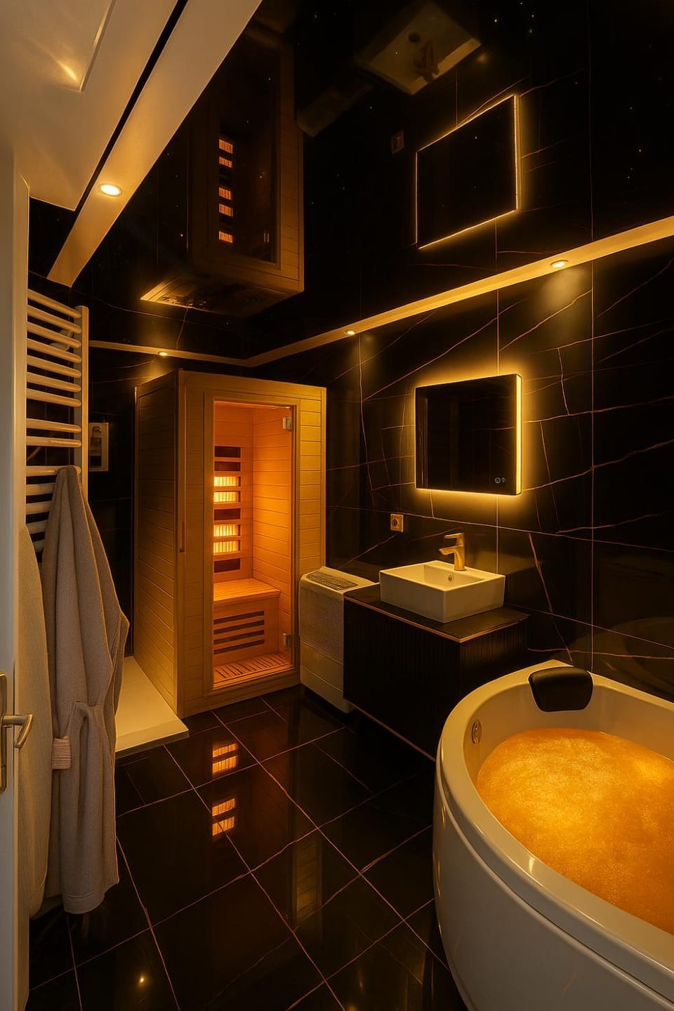 Hot Tub, Sauna, Bathroom