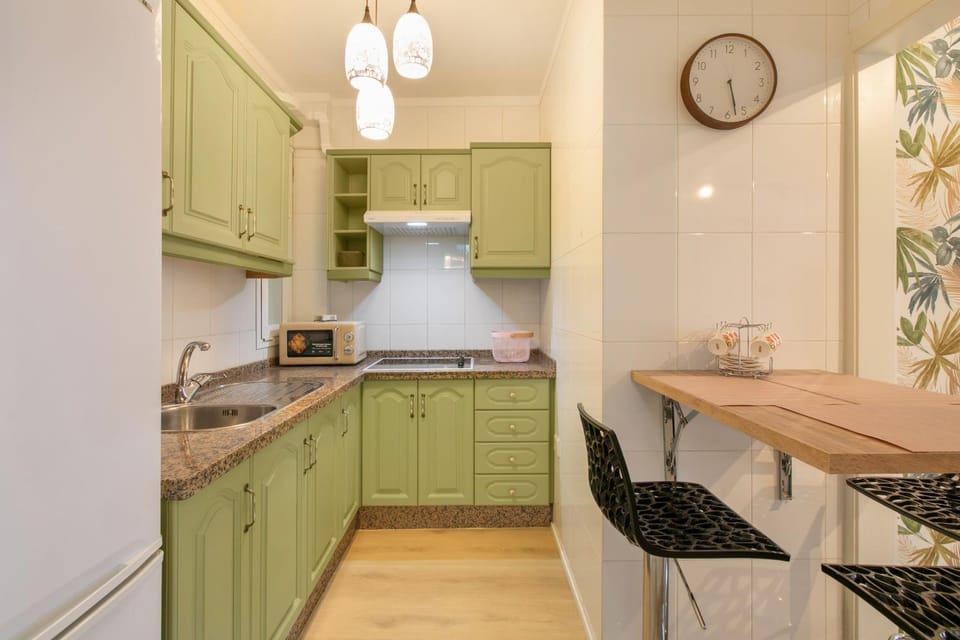 Kitchen or kitchenette, Living room
