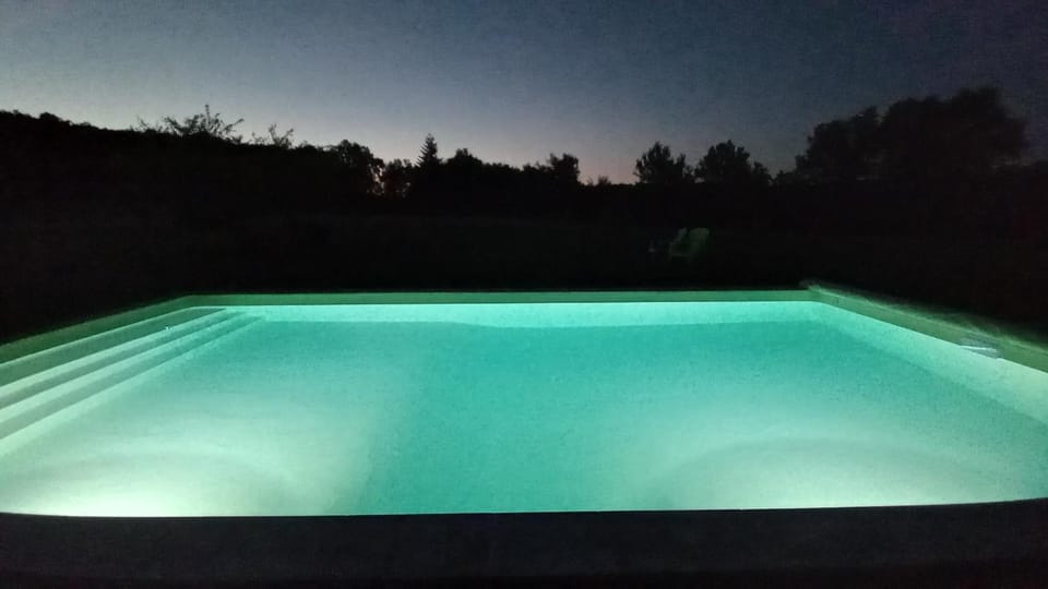 Night, Swimming pool