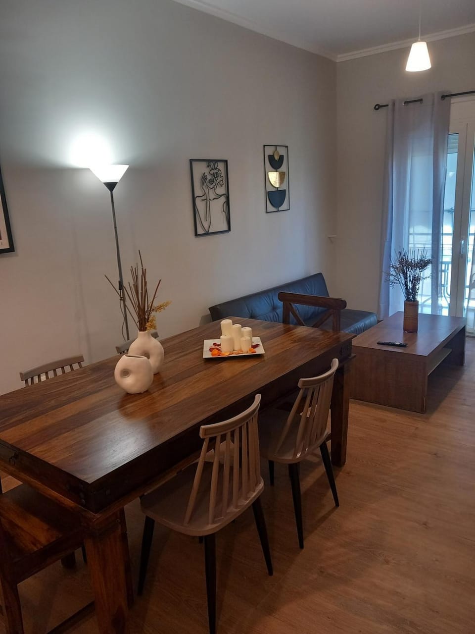 Living room, Seating area, Dining area
