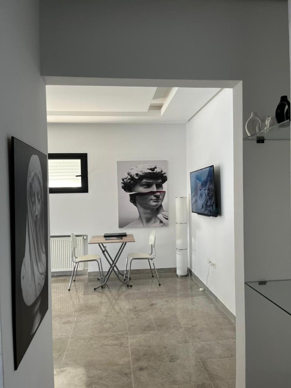 Living room, air conditioner