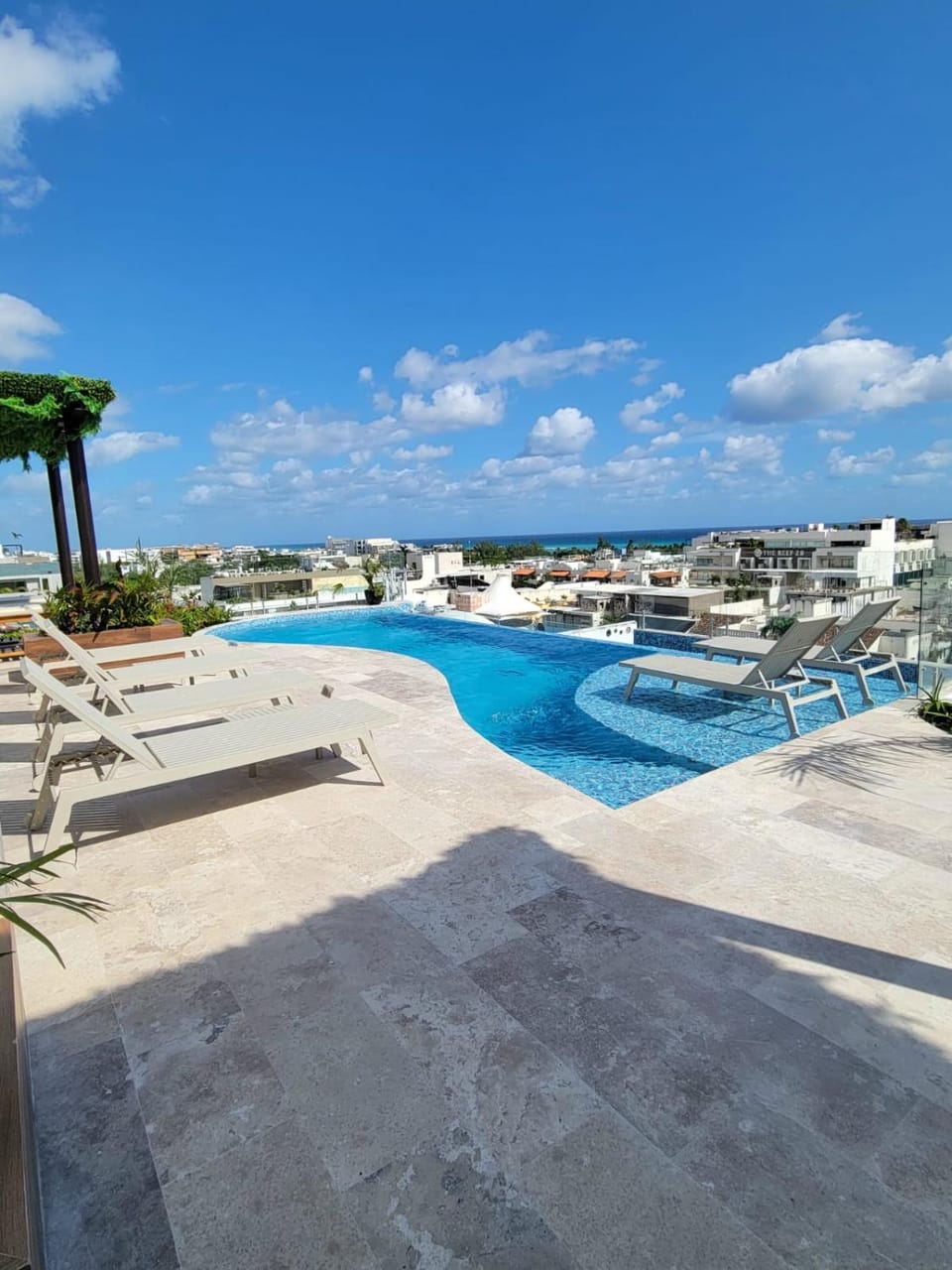 Natural landscape, Sea view, Swimming pool, Swimming pool, sunbed
