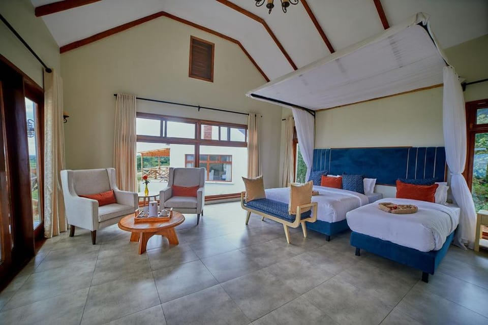 Bed, Living room, Photo of the whole room, Bedroom