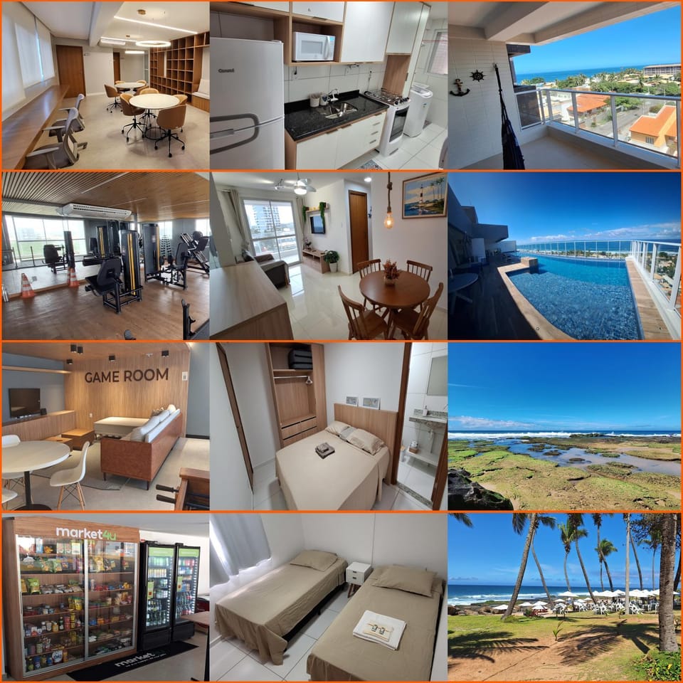 Property building, Game Room, View (from property/room), Balcony/Terrace, Living room, Fitness centre/facilities, Bedroom, Supermarket/grocery shop, Swimming pool