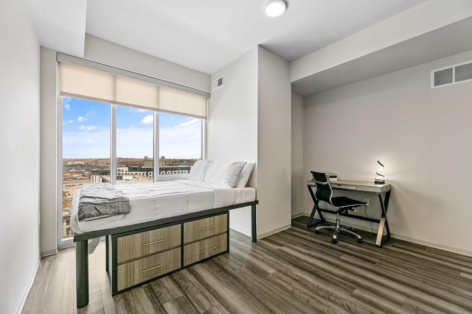 Designer Finishes & City Views Apartment in Minneapolis
