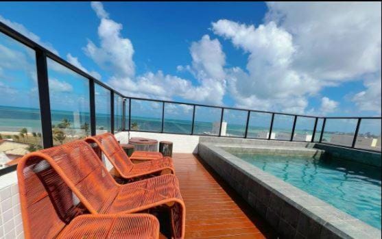 Day, View (from property/room), Pool view, Sea view, Swimming pool, sunbed