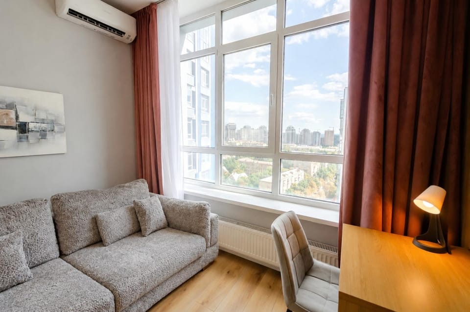 Living room, heating, air conditioner