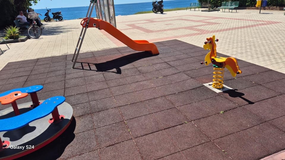 Children play ground, Sea view