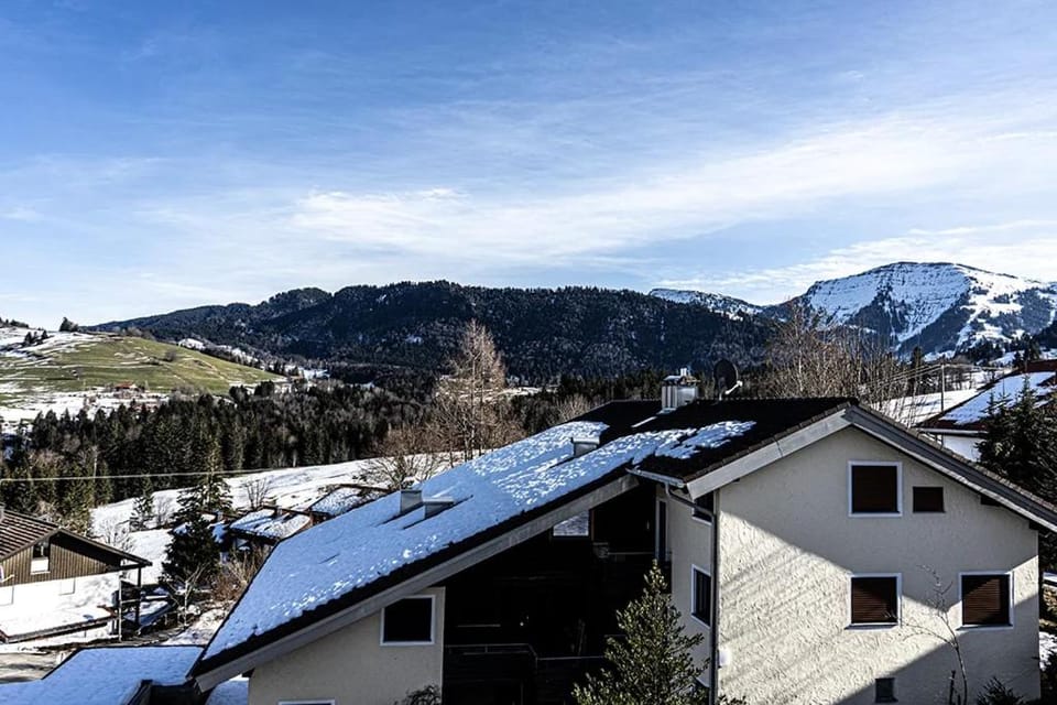 Property building, Natural landscape, Winter, Mountain view
