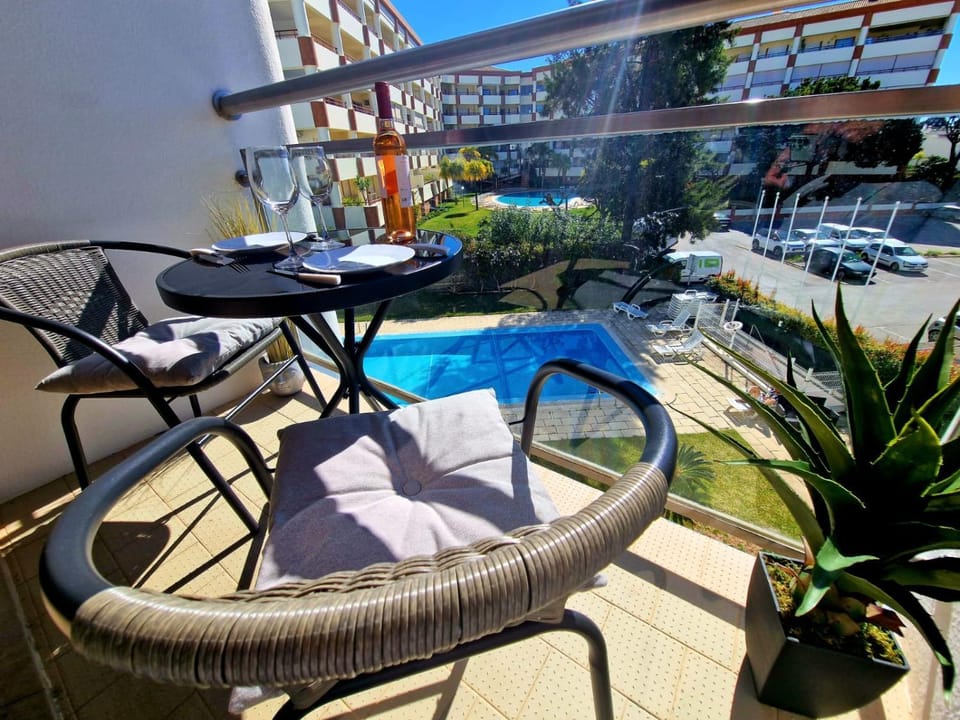 Patio, Day, View (from property/room), Balcony/Terrace, Pool view, Swimming pool