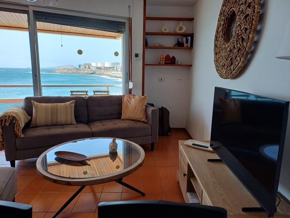 Living room, Seating area, Sea view