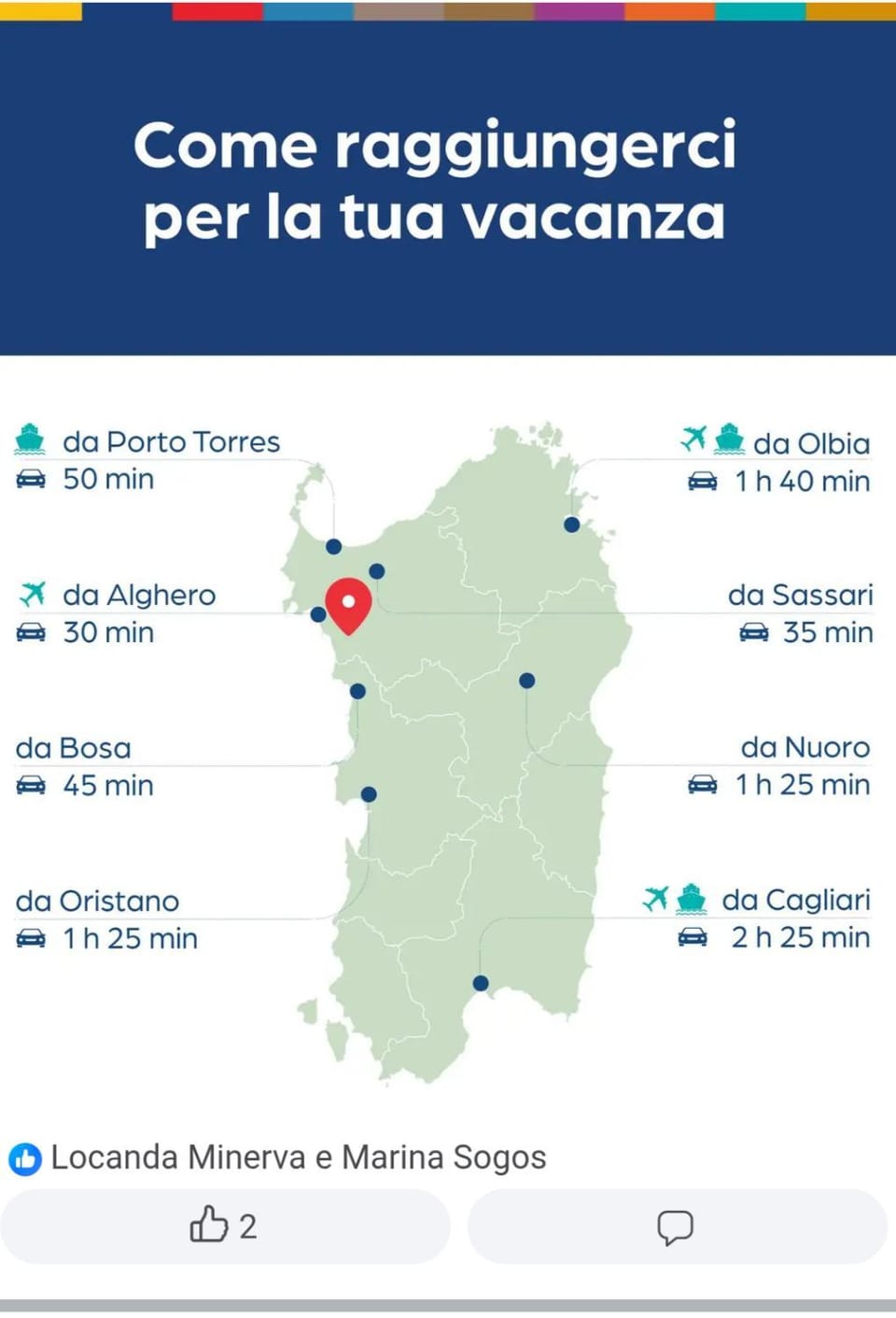 Da Rita Bed and Breakfast in Sardinia