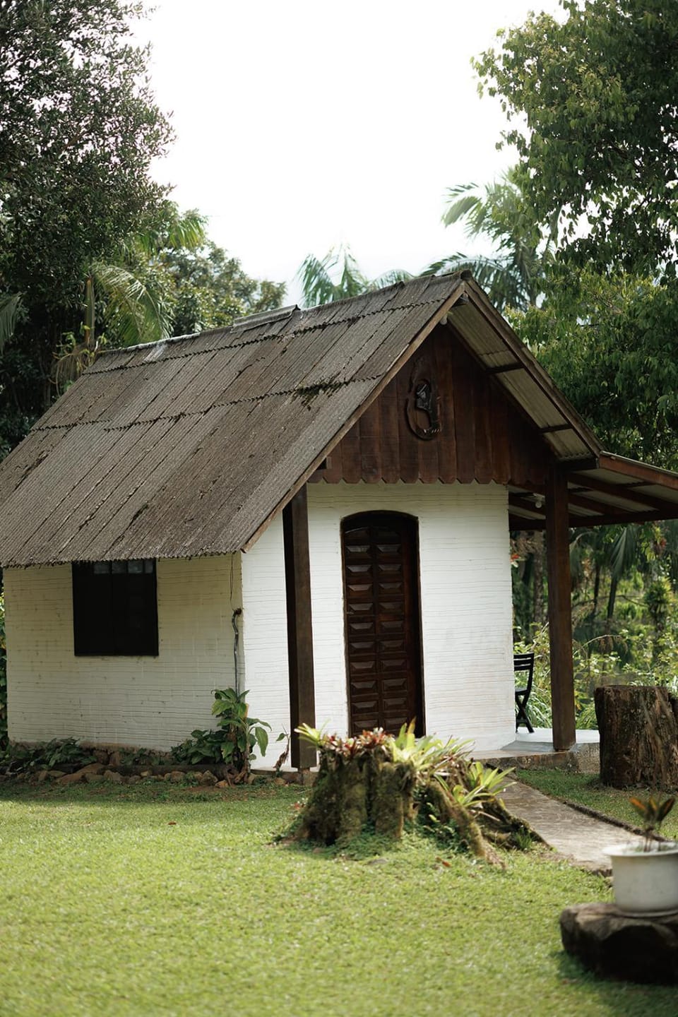 Property building, Garden view