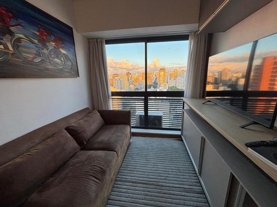 Apartamento 2 quartos em frente ao Allianz com 1 vaga gratuita e piscina no rooftop Apartment in Sao Paulo City