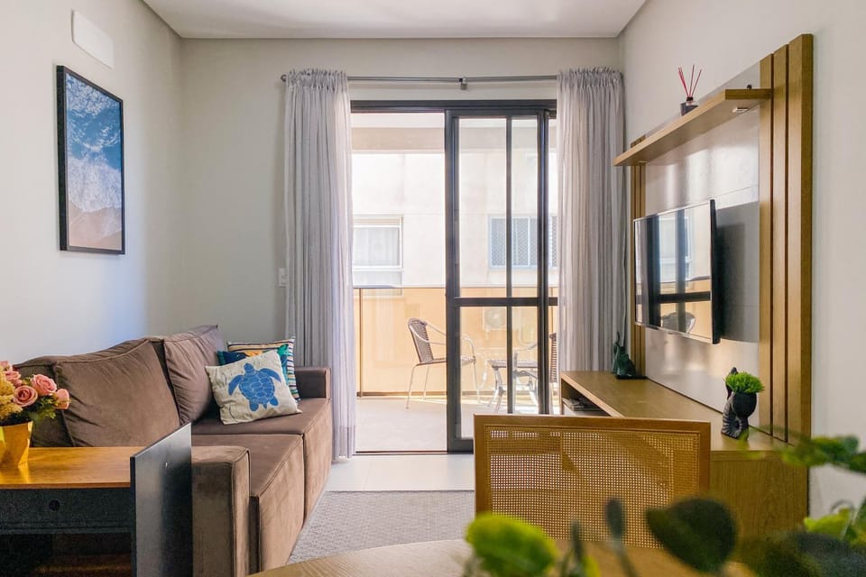 Apartamento para relaxar 450m da Praia de Palmas - 0113 Apartment in Florianopolis