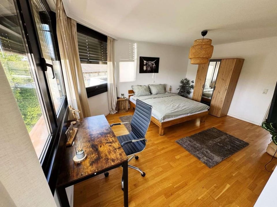 Bed, Photo of the whole room, Bedroom, wardrobe