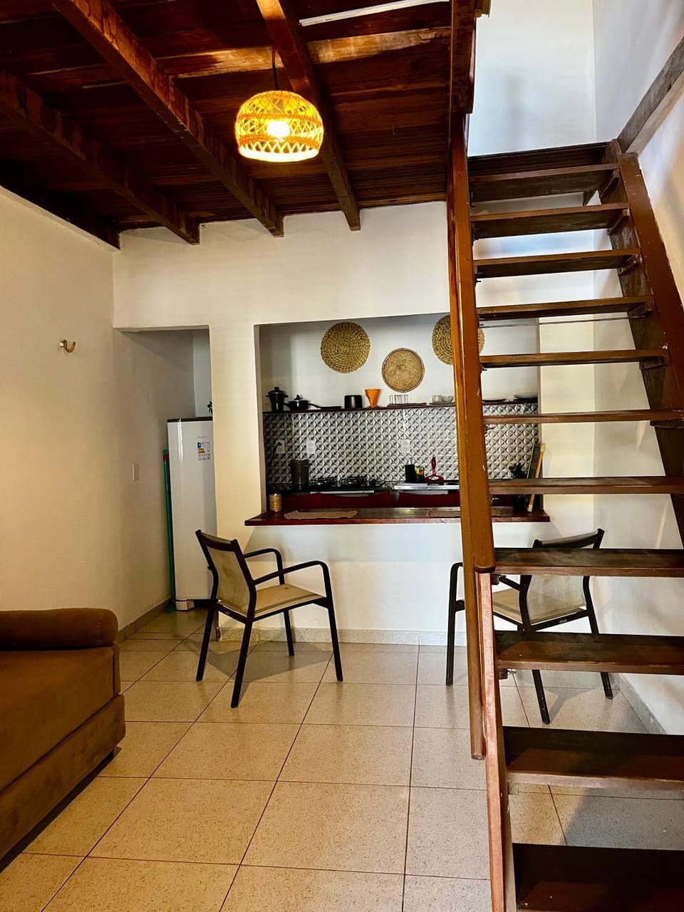 Kitchen or kitchenette, Living room