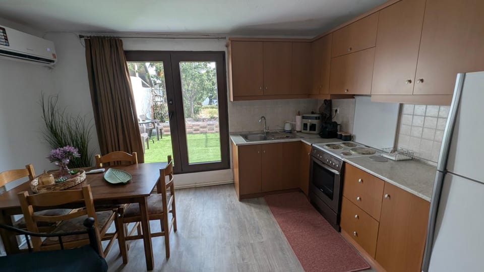 Coffee/tea facilities, Kitchen or kitchenette, oven, stove