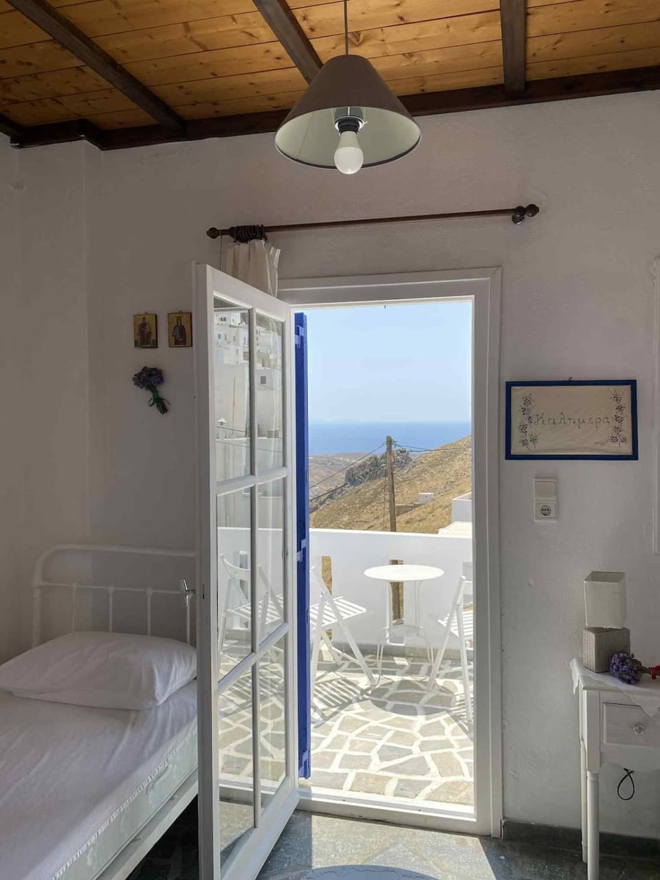 Natural landscape, Balcony/Terrace, Bedroom, Mountain view, Sea view